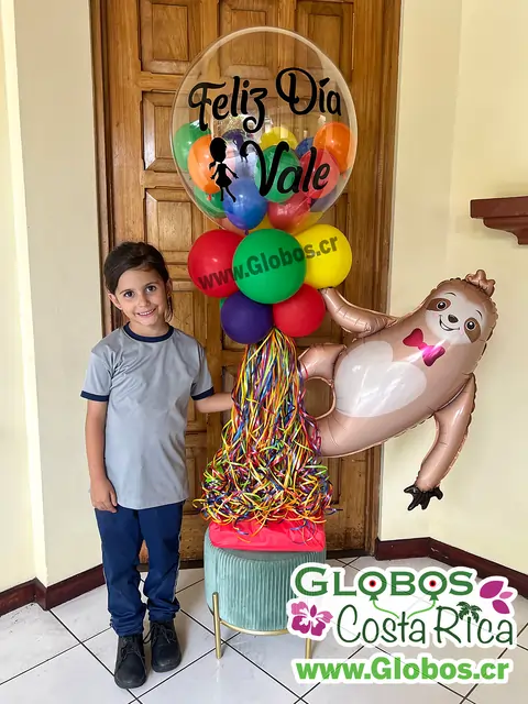 Sorpresa especial para una niña celebrando el Día del Niño.